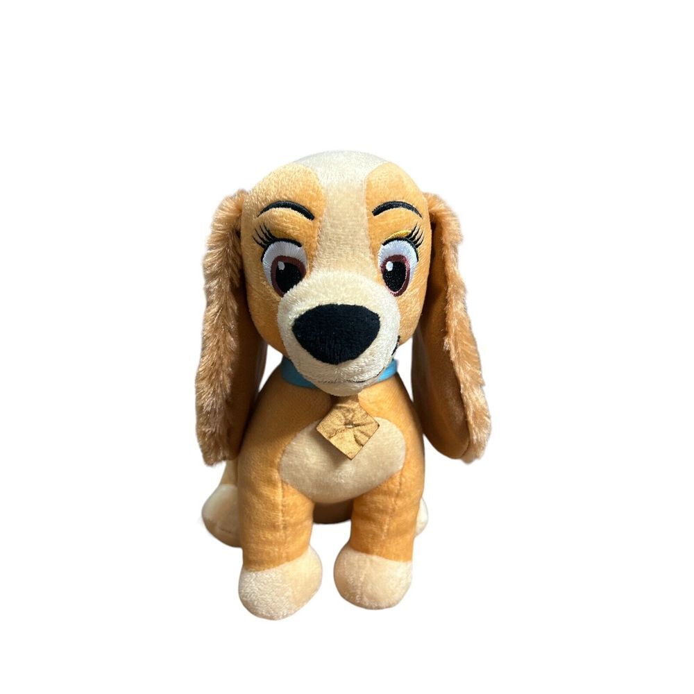 Disney‎ 10-inch Lady Plush Stuffed Dog Animal Kids Toy Lady & The Tramp